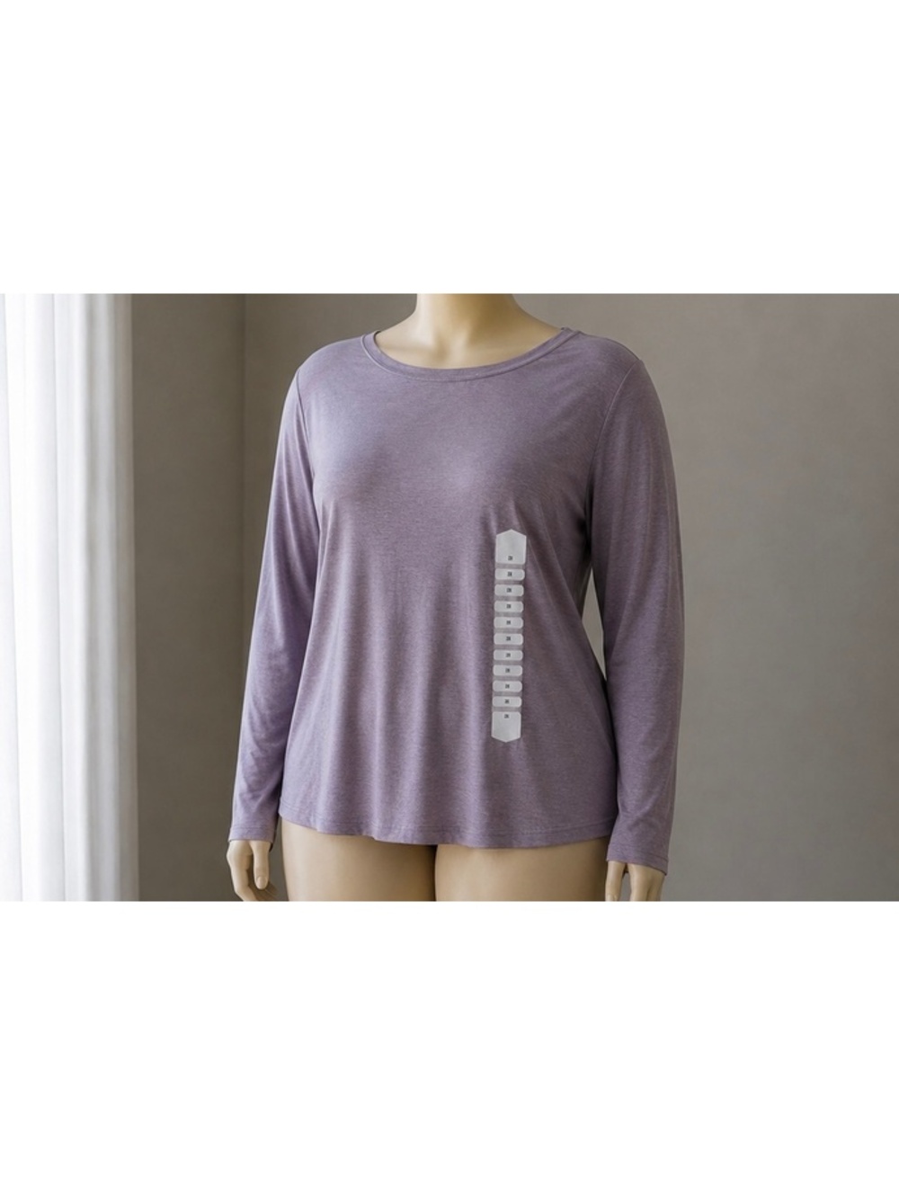 Duluth Trading Women’s 2X Wool Blend Long Sleeve Top Purple NWT